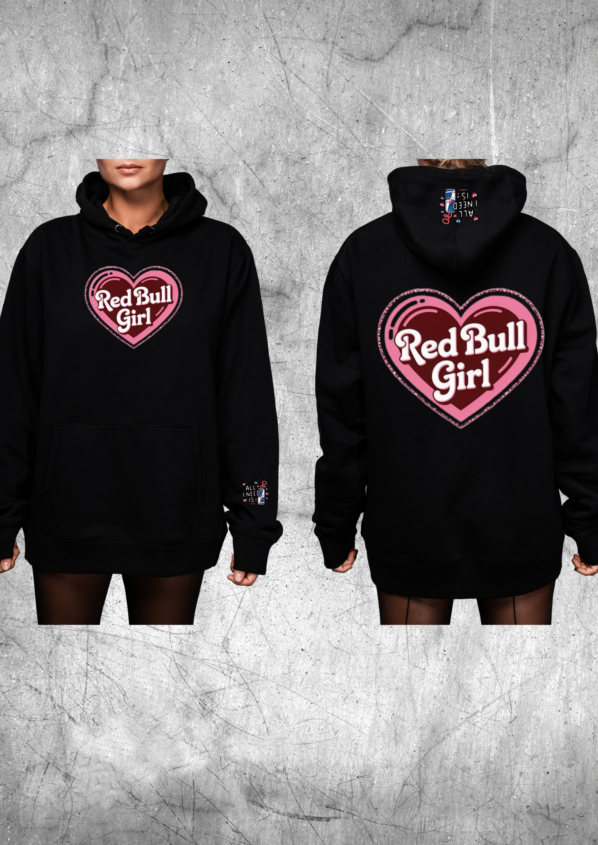 Black Soft Drink Hoodies